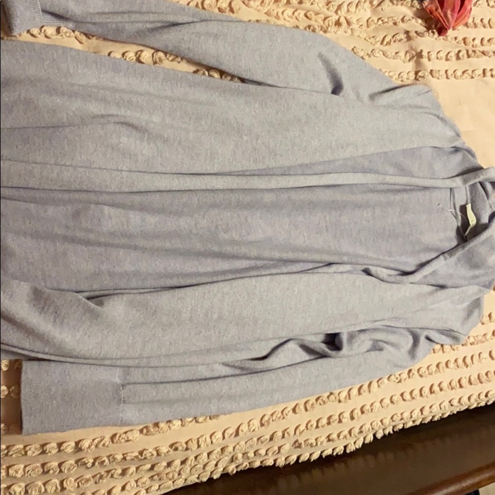 light purple LOFT cardigan